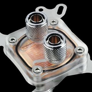 WT 019 Transparent Low Position Copper Base High Temperature Resistant CPU Water Cooling