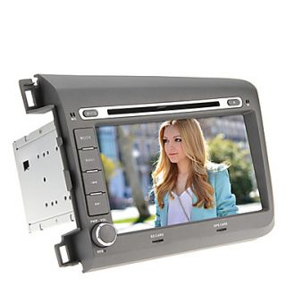 8Inch 2 DIN In Dash Car DVD Player for Honda Civic(2012) with GPS,BT,IPOD,RDS,Touch Screen,TV