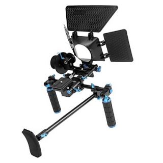 Commlite Comstar Video System Movie/Film Kit Video Rig with Follow Focus and Matte Box for 5D II, 5D III