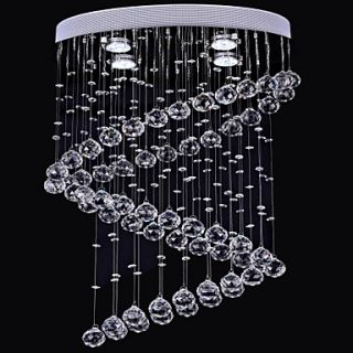 Chinese Class A Crystal 4 Lights Flush Mount