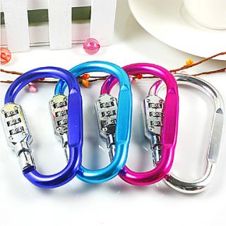 Outdoor Colorful Ring Style Coded Lock(Random Color)