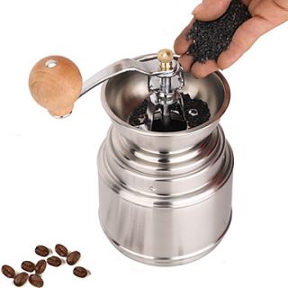 Stainless Steel Muller Manual Grinder Coffee Mill, W16.5cm x L9.5cm x H9cm