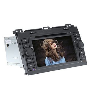 7Inch 2 DIN In Dash Car DVD Player for Toyota Prado 2002 2009 with GPS,BT,IPOD,RDS,Touch Screen,TV