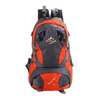 Outdoors Nylon Red Black Waterproof Wearproof Sport Hiking Backpack