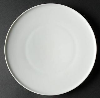 Heinrich   H&C Grazie White Salad Plate, Fine China Dinnerware   All White, Coup