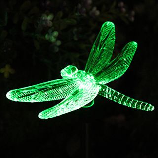 Solar Color Changing Dragonfly Garden Stake Light(CSS 57273)