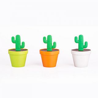 Potted Cactus Shaped Toothpick Box (Random Color)