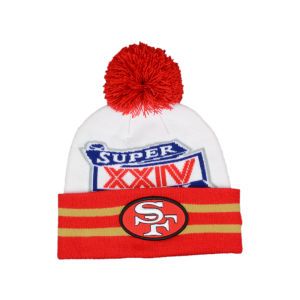 San Francisco 49ers New Era NFL Super Bowl Super Wide Point Knit