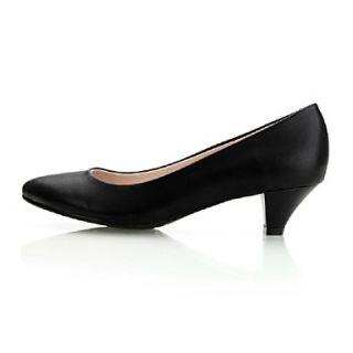 Leather Womens Cone Heel Heels Pumps/Heels Shoes