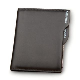 MenS Leather Vertical DriverS License Cards Coin Purses