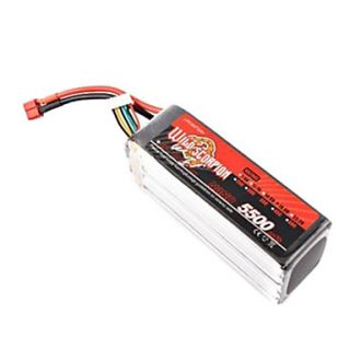 Wild Scorpion 18.5V 5S 5500mAh 35C Li Po Battery(T Plug)