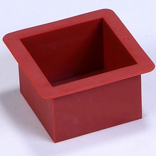 Square Thicken Silicone Mould Cake Decorating Baking Tool, Random Color