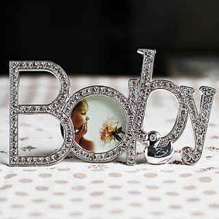 Modern Style Lovely Baby Metal Picture Frame