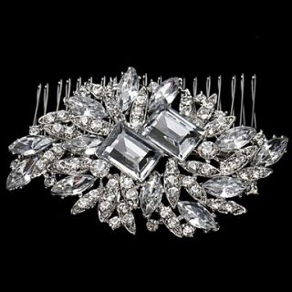 Rhinestone And Crystal Womens Wedding/Party Hair Combs