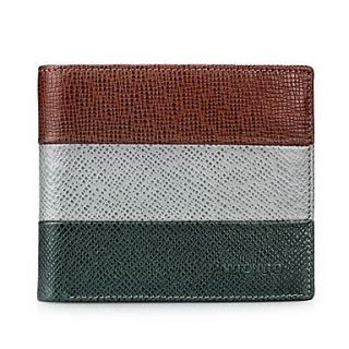 MenS Leather Short Stylish Discount Card Anyway The Wallet