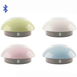 Portable Mini Mushroom Bluetooth V2.1 Wireless Stereo Speakers(Light Green / Pink / Blue / Beige)