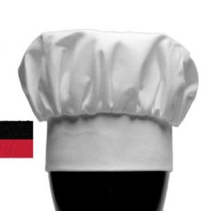 San Jamar Chef Hat, 13 in, Heavyweight Poplin Blend, Adjustable, Black