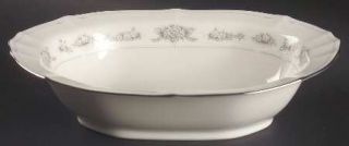 Noritake Southern Lace 10 Oval Vegetable Bowl, Fine China Dinnerware   Ivory Bo