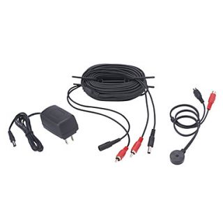 ACCMIC1 Indoor Audio Microphone Accessory for Surveillance DVRs (Black)