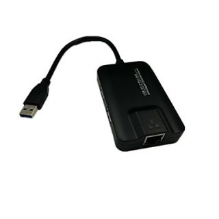 USB3.0 3 Port HUB Gigabit Ethernet Adapter