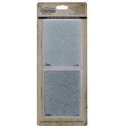 Ellison Sizzix Texture Fades Damask and Regal Flourishes Embossing Folders