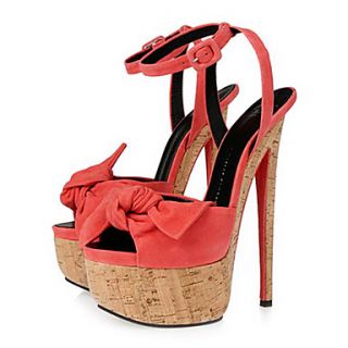 Leather Womens Stiletto Heel Peep Toe Sandals Shoes(More Colors)