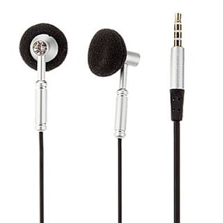 Co Crea EV519 High Quality In Ear Headphone with Mic for iPhone/Samsung/PC(Silver)