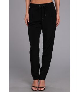 Calvin Klein Pant w/ Mesh Stripe Womens Casual Pants (Black)