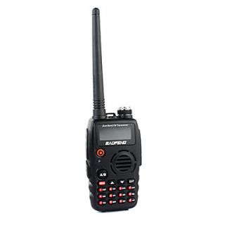 2Pcs/lot Black A1049A Walkie Talkie BaoFeng A52 VHF UHF 136 174MHz 400 520MHz 5W 128CH VOX Two Way Radio