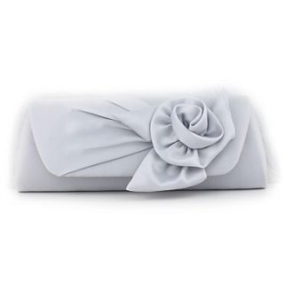 Silk Wedding/Special Occation Clutches/Evening Handbags with Flower