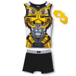 Transformers Bumblebee Boys Tank/Underwear Set   Yellow S