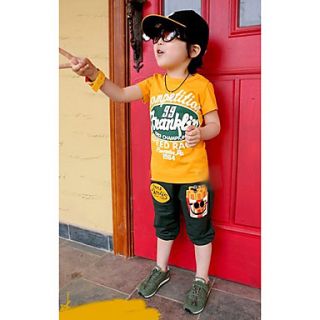 Boys Chips Style Cartoon Casual Clothing Sets