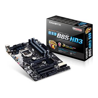 GIGABYTE GA B85 HD3 LGA1150/ Intel B85/ DDR3/ CrossFireX/ SATA3USB3.0 Motherboard