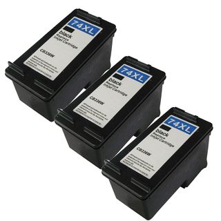 Hp 74xl (cb336wn) High Yield Black Ink Cartridge (remanufactured) (pack Of 3) (BlackPrint yield (Black) 750 pages at 5 percent coverageNon refillableModel NL 3x HP 74XL BlackWarning California residents only, please note per Proposition 65, this produc