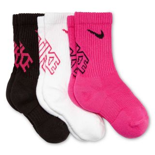 Nike 3 pk. Graphic Crew Socks   Boys, Pink, Boys