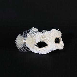 Elastic Tulle And Lace Wedding/Party Masks With Rhinestones
