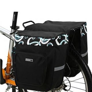 Cycling 600D Polyester Shockproof Wearproof 37L Large Capacity Fashion Bike Back Shelf Bag