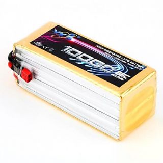 YKS 22.2V 10000mah 6S 25C Li Po Battery(T Plug)