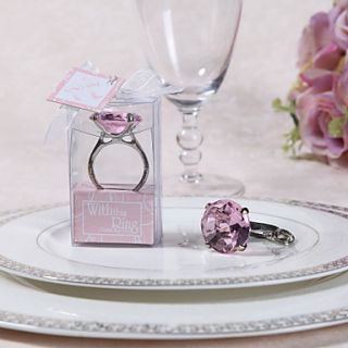 Engagment Ring Keychain with Gift Box and For You Tag