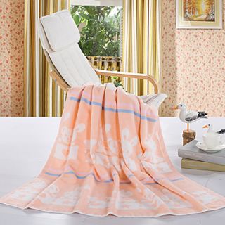 Siweidi Cotton Jacquard Bear Print Cloth Baby Towel(Screen Color)