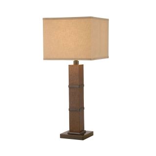 JCP Home Collection  Home Stacked Square Table Lamp, Mahogany