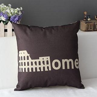Classic High Fashion Falling in Love with Rome Decorative Pillow Cover