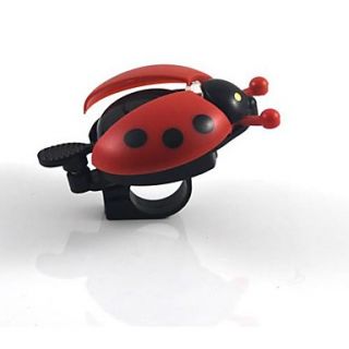 Cute Beetle Style Bicycle Ring Bell   Red Black