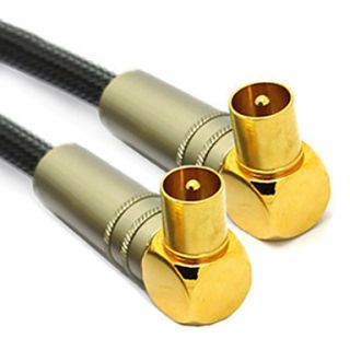 C Cable HDTV Coaxial Cable M/M Gray(1M)