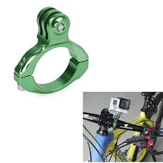 G 203 Green Universal Aluminum Bicycle Mount Clip for GoPro HD Hero 2 / 3 / 3