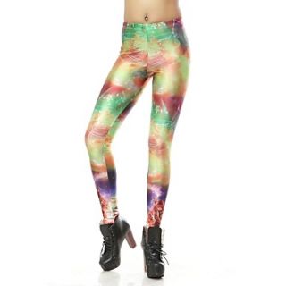 Elonbo Rich And Colorful Undersea World Style Digital Painting Tight Women Leggings
