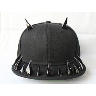 Unisex Ox Horn Nail Flat Ledge Hat