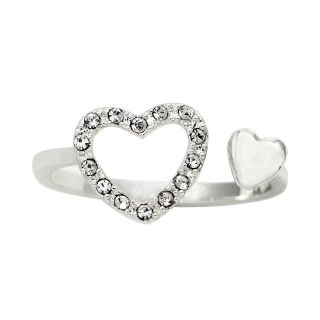 Bridge Jewelry Crystal Heart Ring