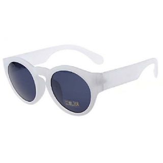Helisun Unisex Korean Fashion Round Frame Sunglasses 716 4 (Screen Color)