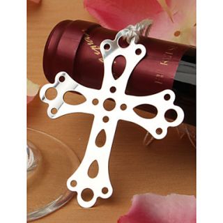Silver Cross With Tassel Bookmark Favor